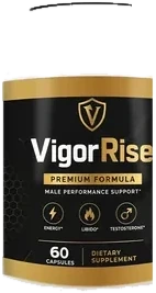 VigorRise single bottle of male vitality capsules, 60 capsules