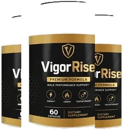 VigorRise 3-bottle men's supplement package